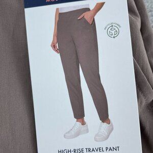 Modern Ambition High-Rise Travel Pants XXL Beige Elastic Waist Womens NWT 2494